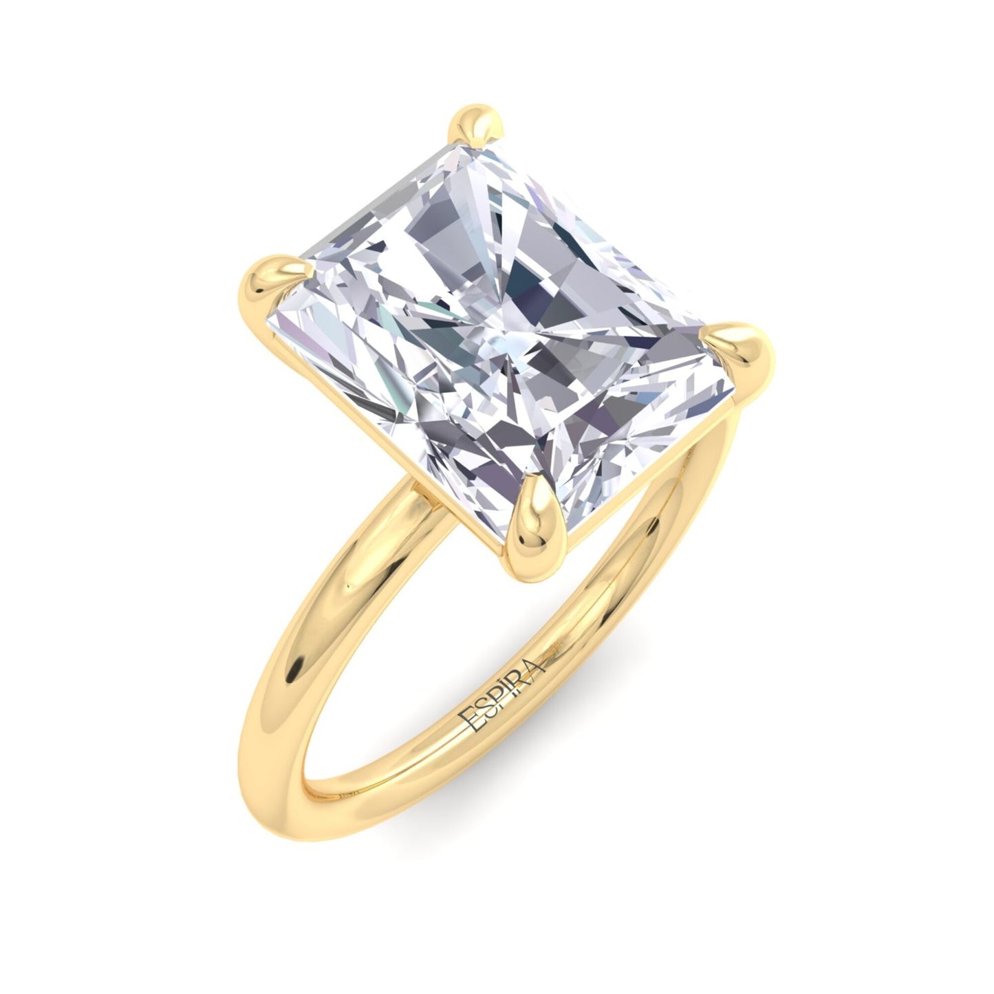 liberty 4 carat radiant diamond ring