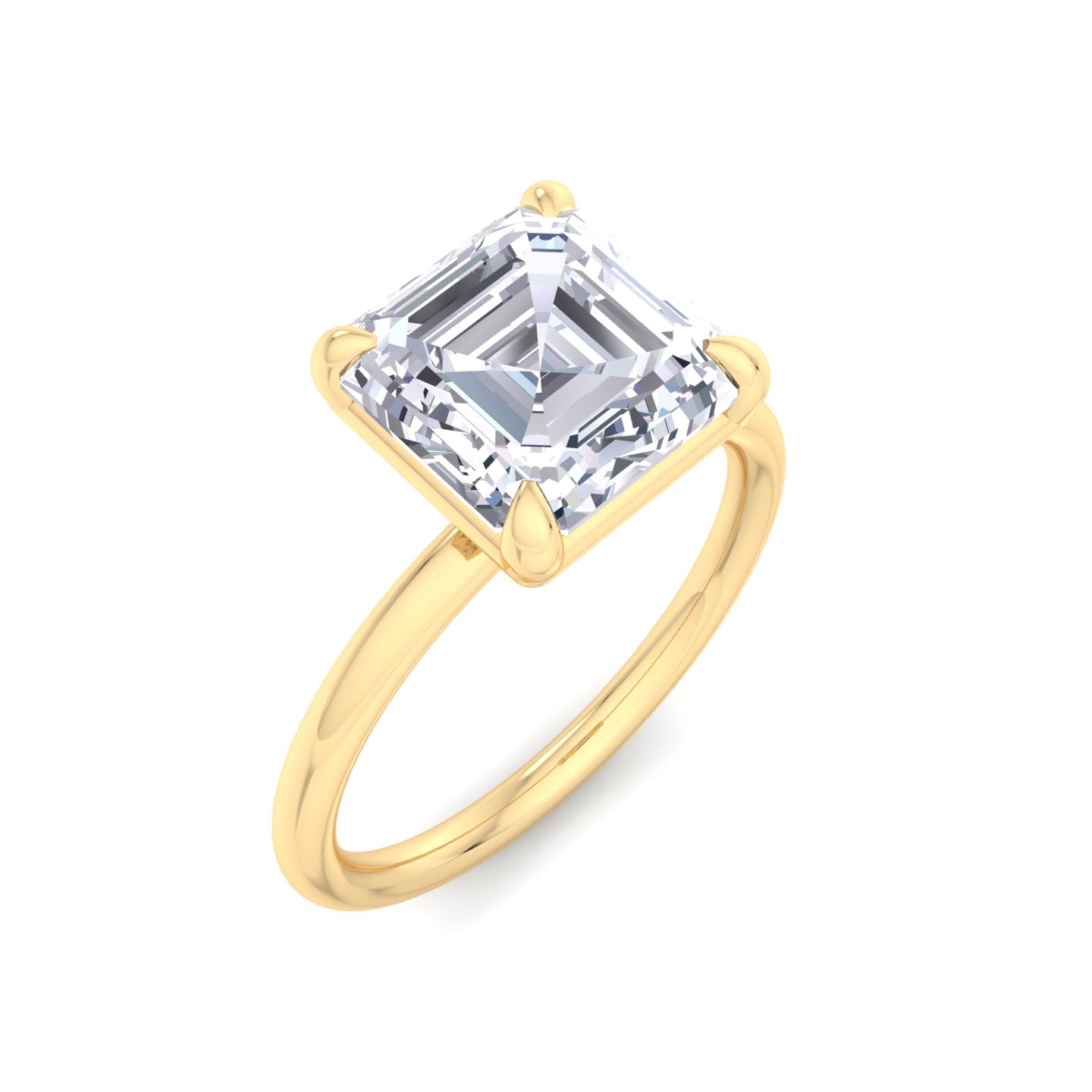 bague liberty avec diamant asscher 3 carats
