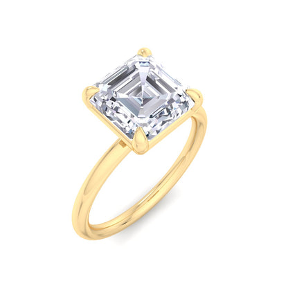 Bague Liberty avec diamant Asscher 3 carats