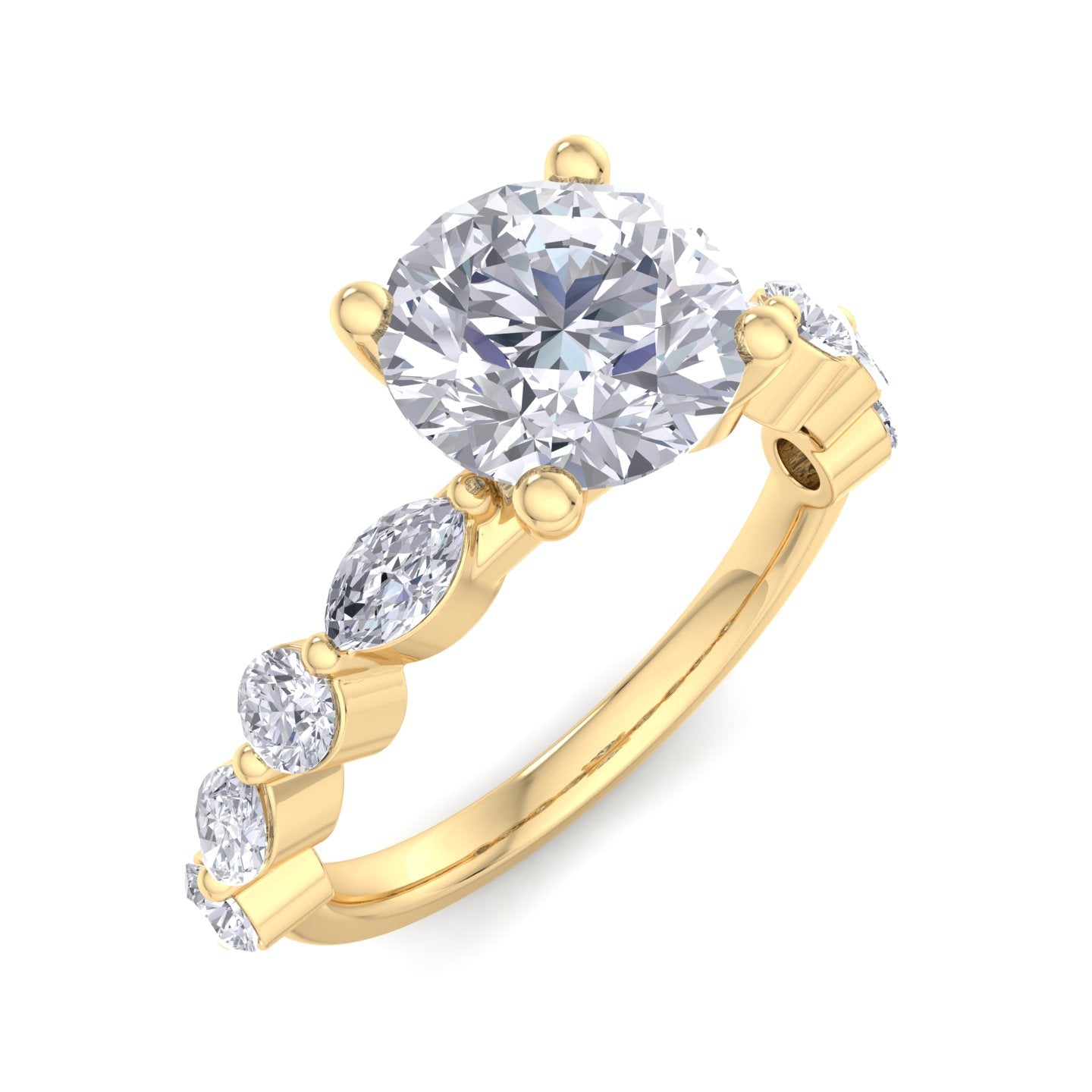 florence round diamond ring