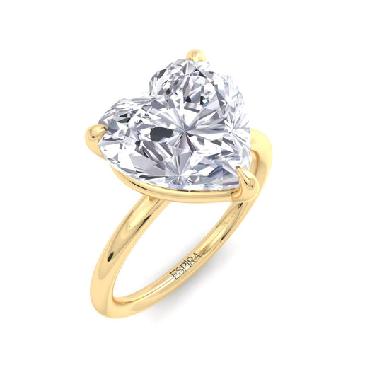 Bague Liberty en diamant cœur 4 carats