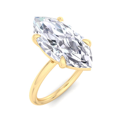 Bague Liberty en diamant marquise de 4 carats
