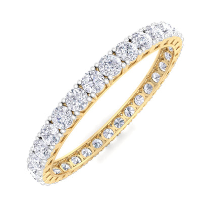 1 Carat Round Cut Lab Grown Diamond Bangle