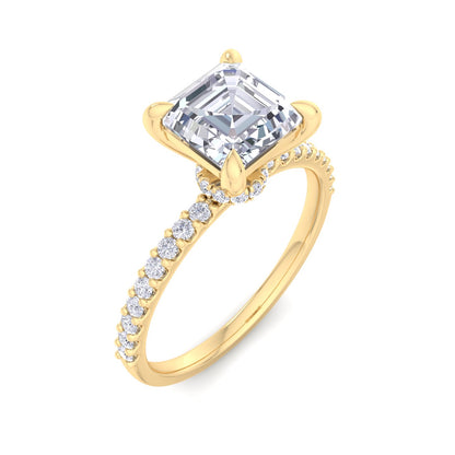 Paradise Asscher Diamond Ring