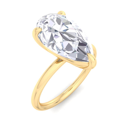 Bague Liberty en diamant poire 4 carats