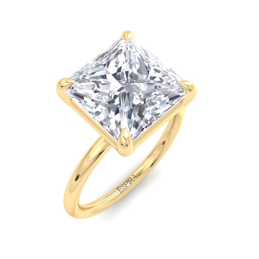 Bague Liberty en diamant princesse 4 carats