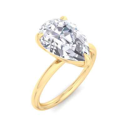 Bague Liberty en diamant poire de 3 carats