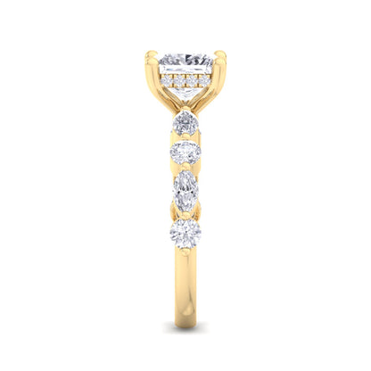 Florence Plus Princess Diamond Ring
