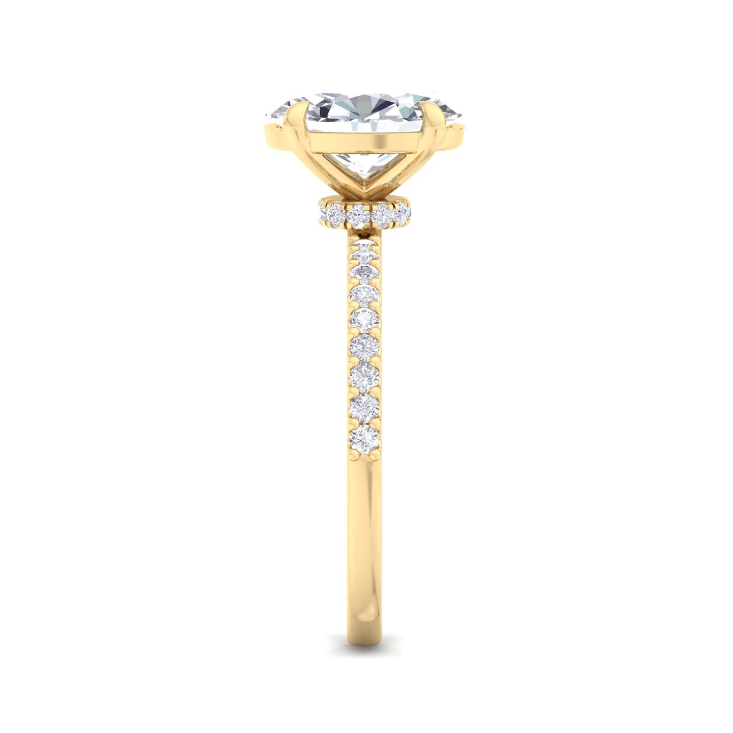 paradise oval diamond ring