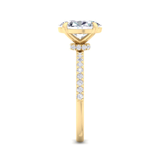 Paradise Oval Diamond Ring