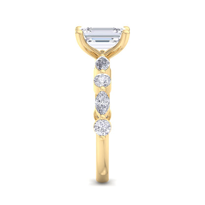Florence Emerald Diamond Ring