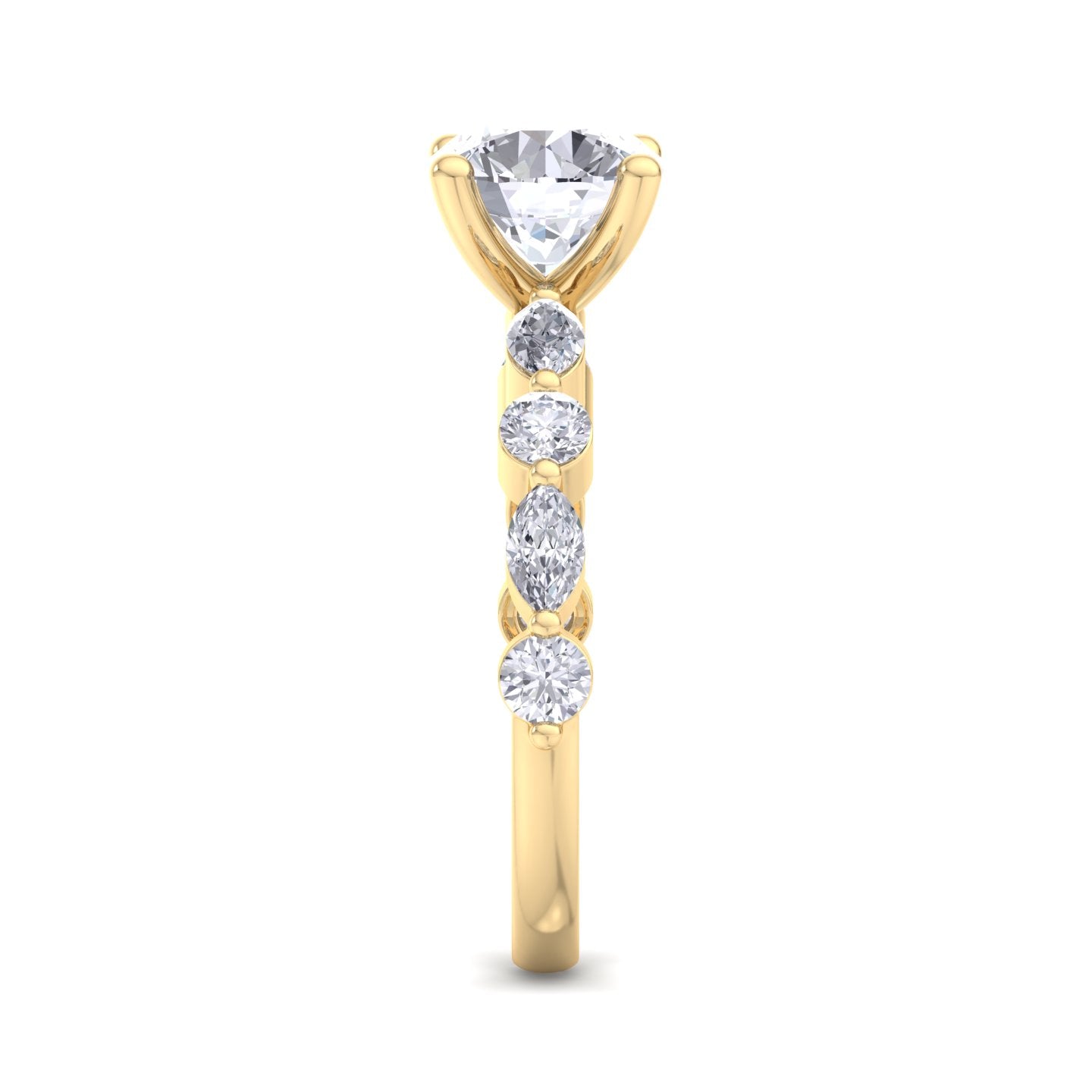 florence round diamond ring