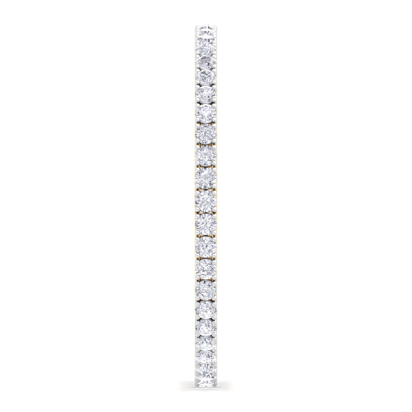 25 pointer round cut lab grown diamond bangle