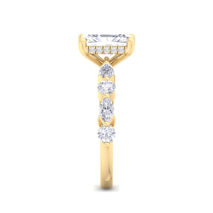 Florence Plus Radiant Diamond Ring