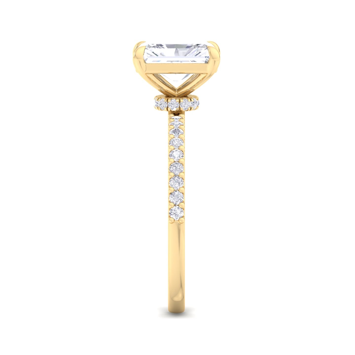 paradise radiant diamond ring