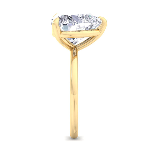 Bague Liberty en diamant cœur 4 carats