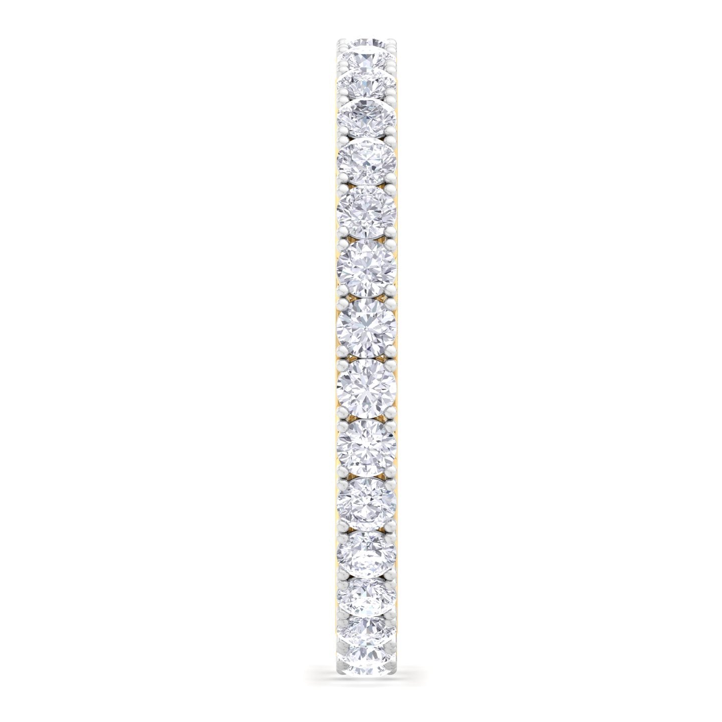 1 carat round cut lab grown diamond bangle