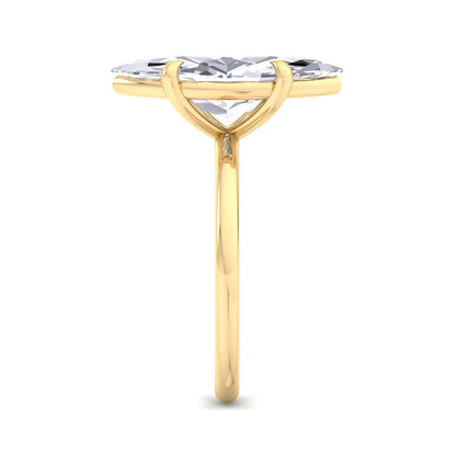 Bague Liberty en diamant marquise de 4 carats