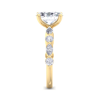 Florence Oval Diamond Ring