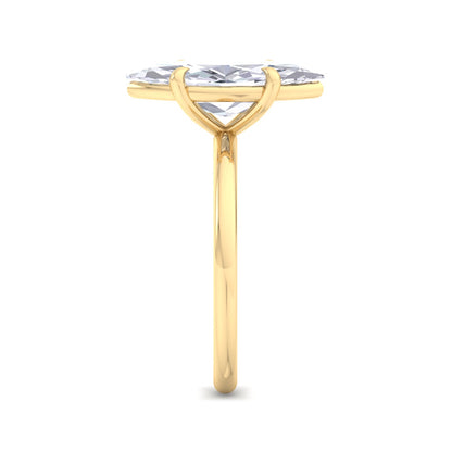 Bague Liberty en diamant marquise de 3 carats