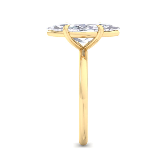 Bague Liberty en diamant marquise de 3 carats