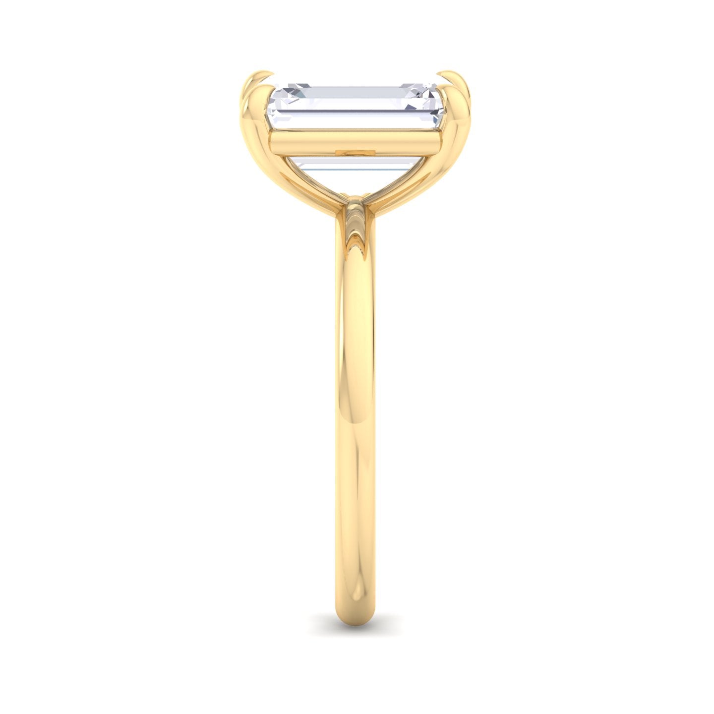 bague liberty avec diamant émeraude 4 carats