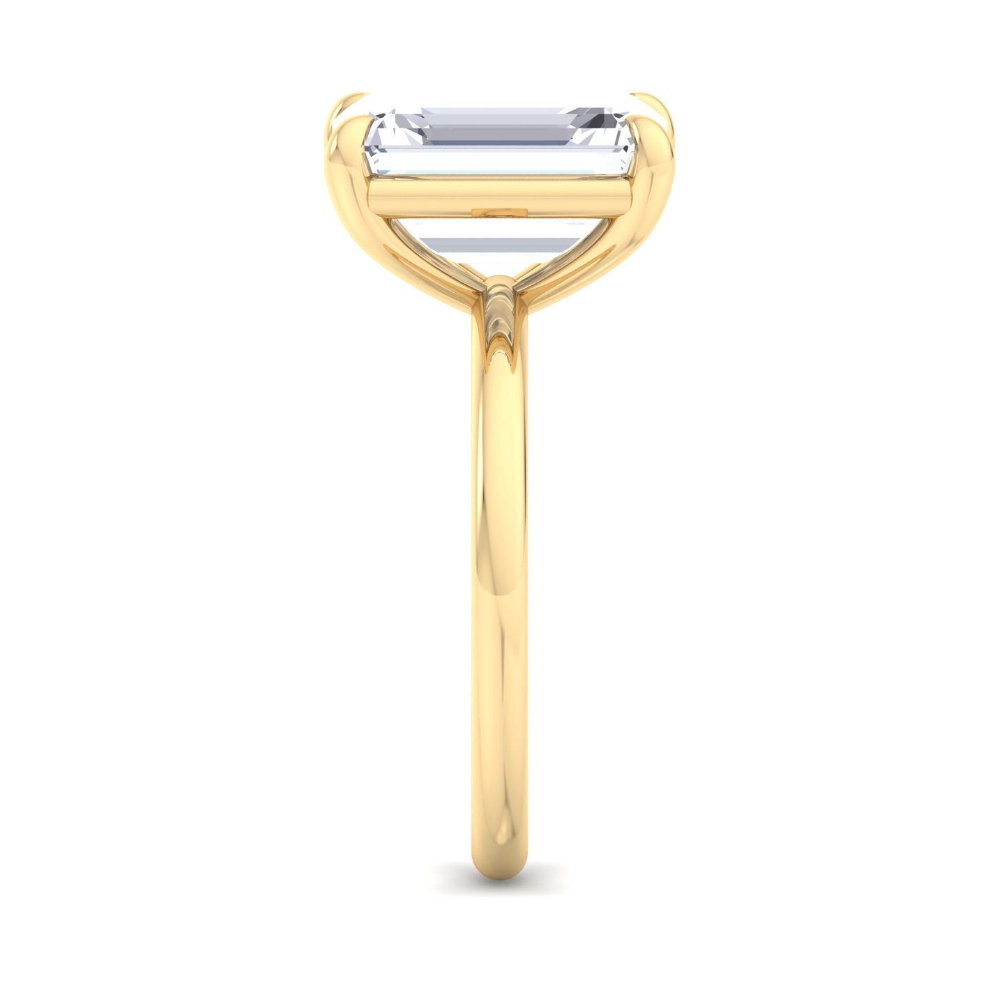 bague liberty avec diamant émeraude 4 carats