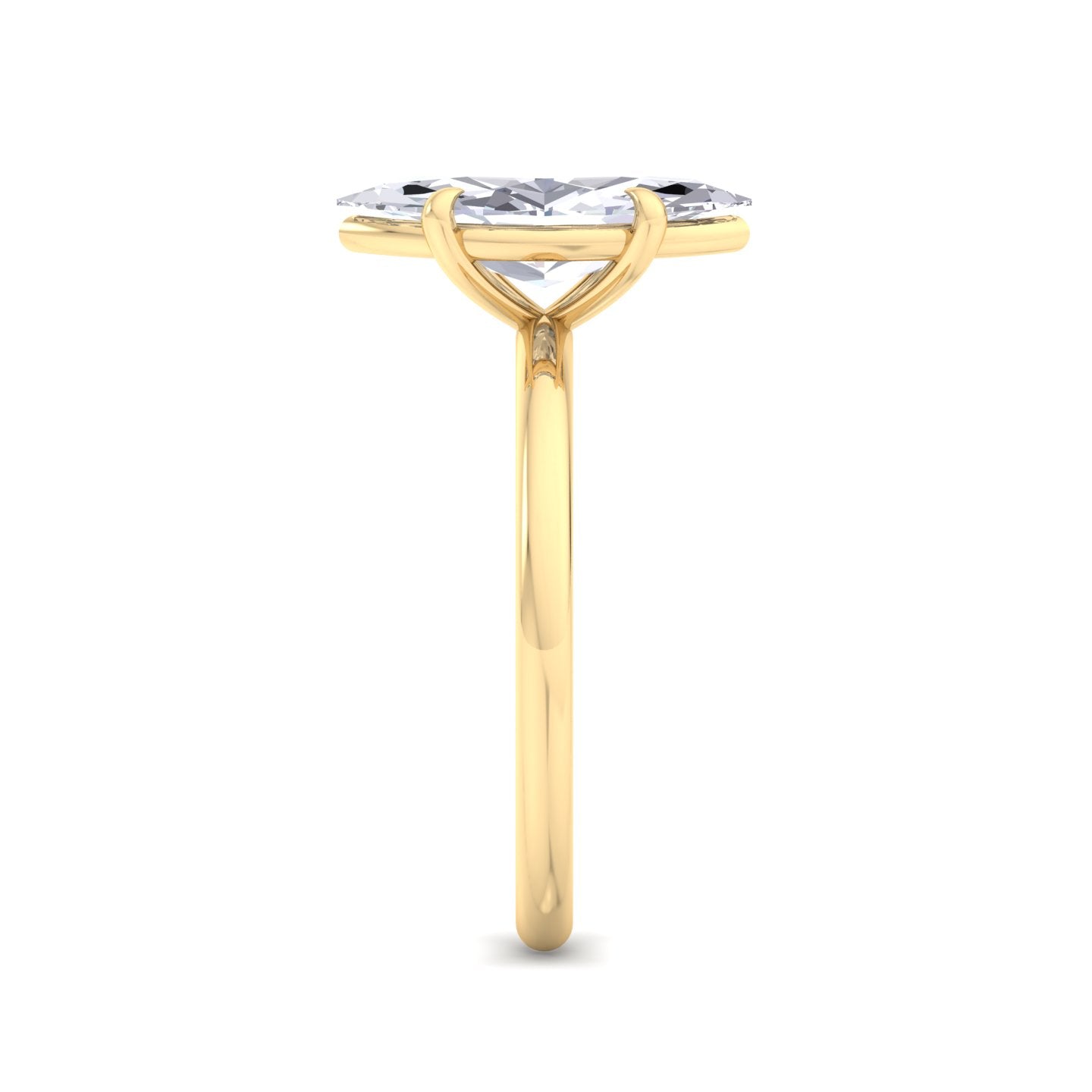 bague liberty avec diamant marquise de 2 carats