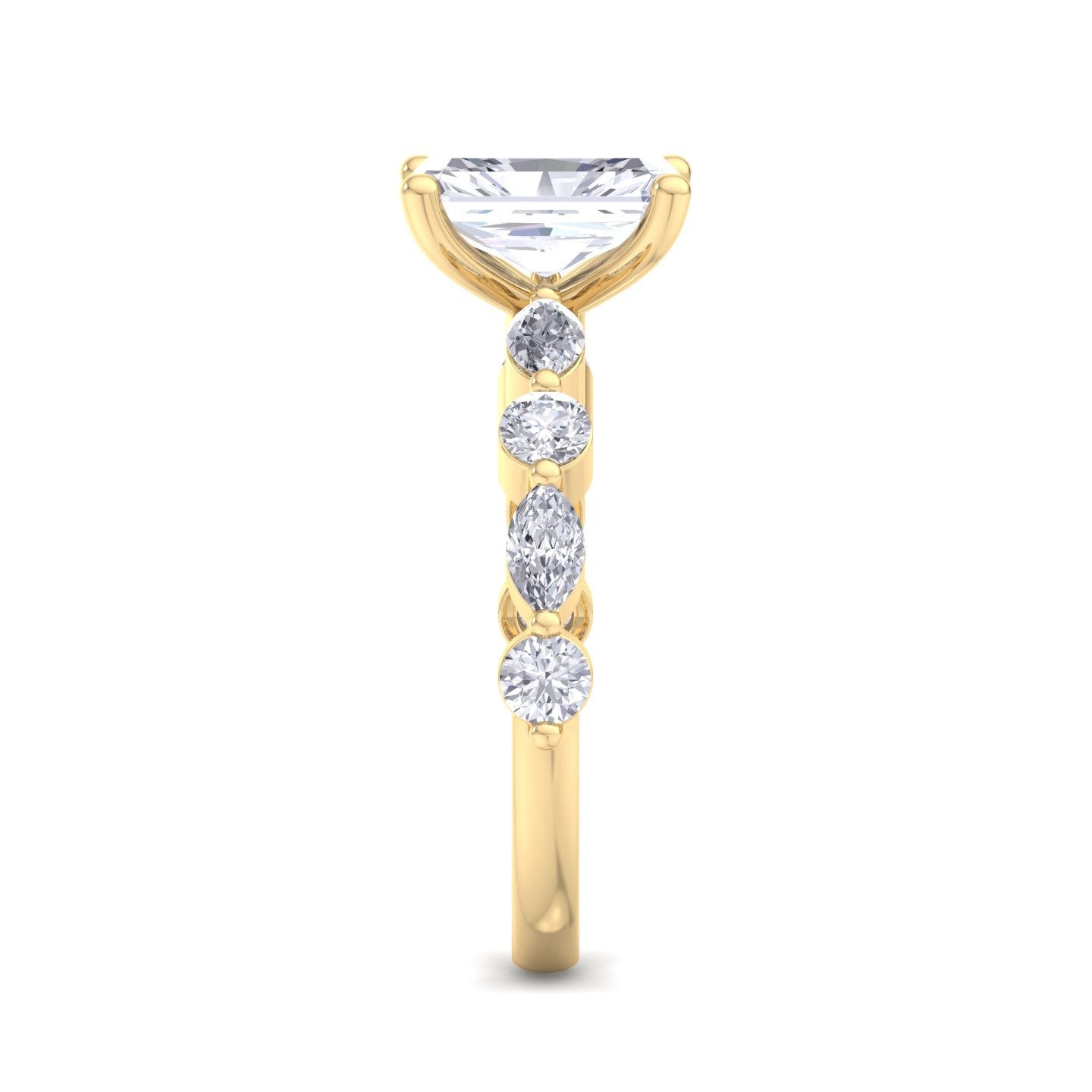 florence radiant diamond ring