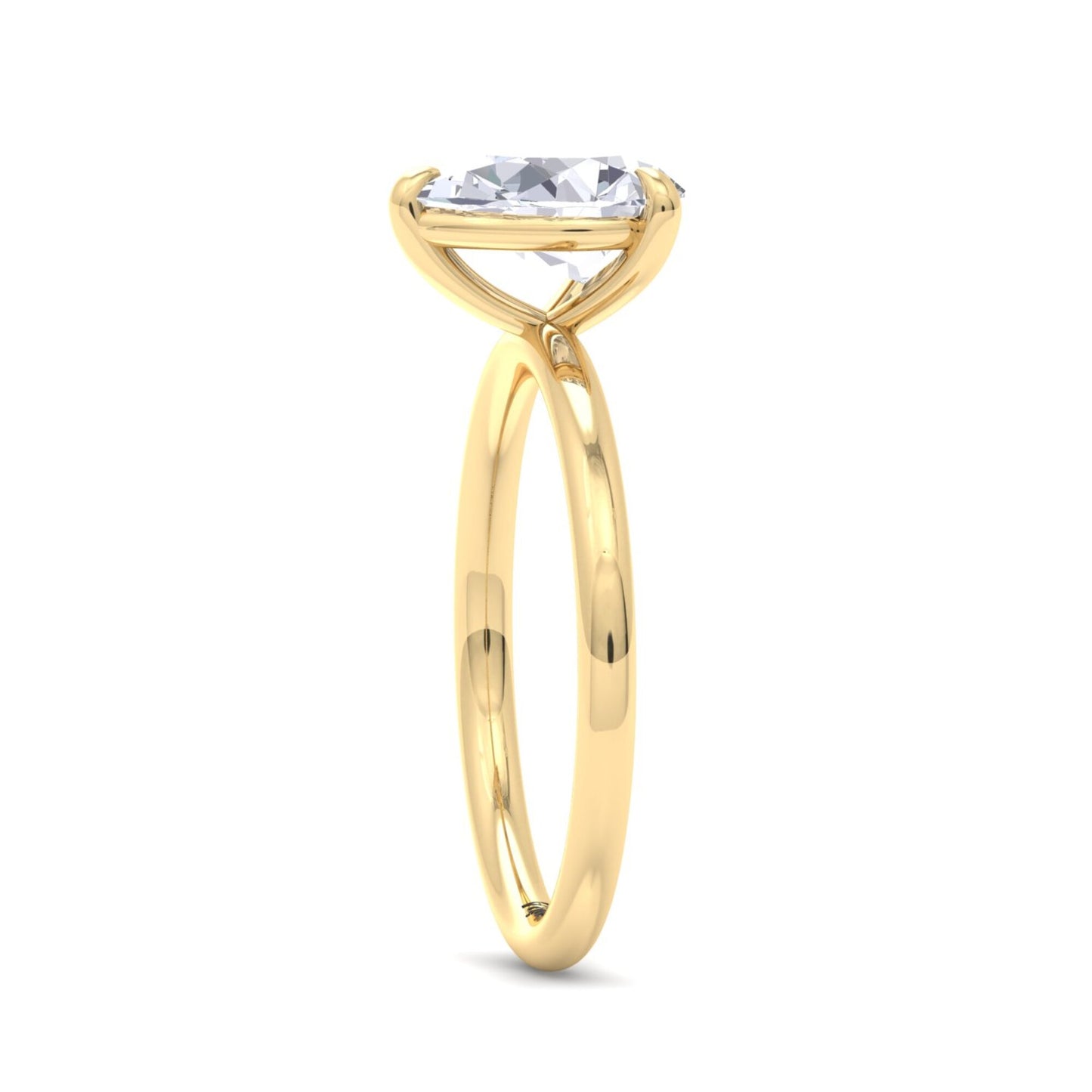 bague liberty en diamant poire de 2 carats