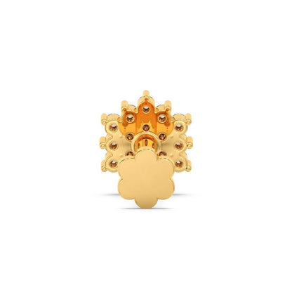 Floris Round Diamond Nose Pin - Espira Gems