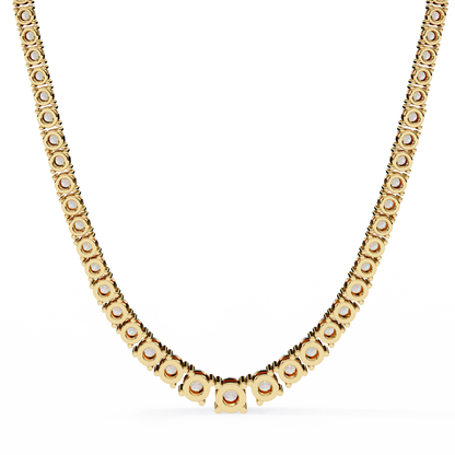 Isaluxe Round Diamond Necklace - Espira Fine Gems