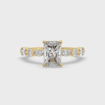Florence Plus Radiant Diamond Ring