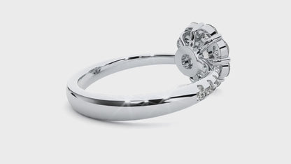 Coronet Round Diamond Ring
