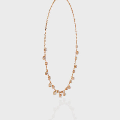 Emberlyn Round Diamond Necklace