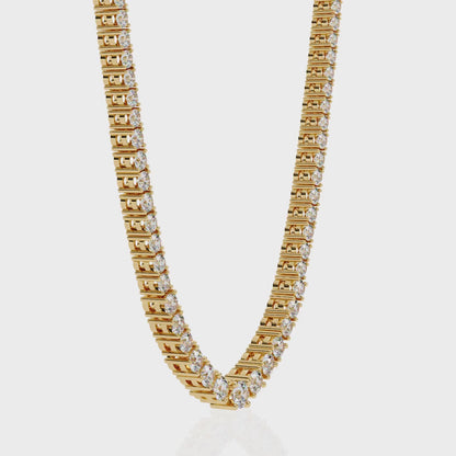 Isaluxe Round Diamond Necklace