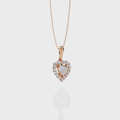 Sequoia Heart Diamond Necklace