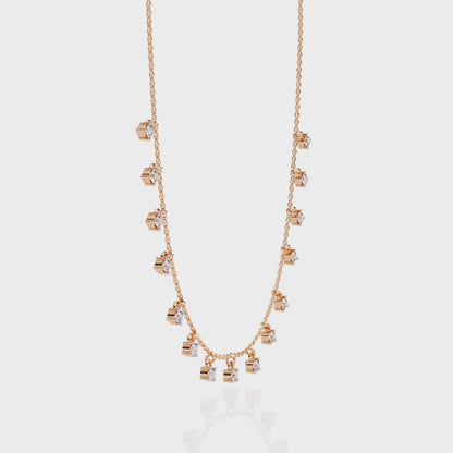 Opalique Round Diamond Necklace