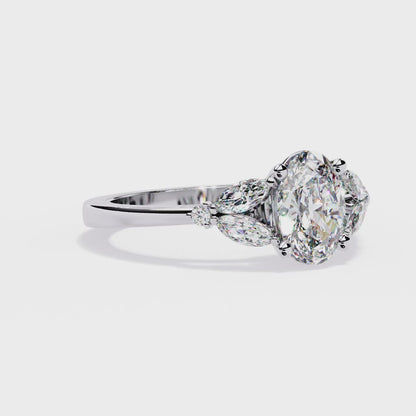 Rich Radiance Marquise Diamond Ring