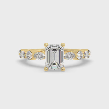 Florence Emerald Diamond Ring