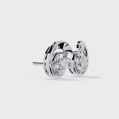 Cosmic Curve Diamond Earrings