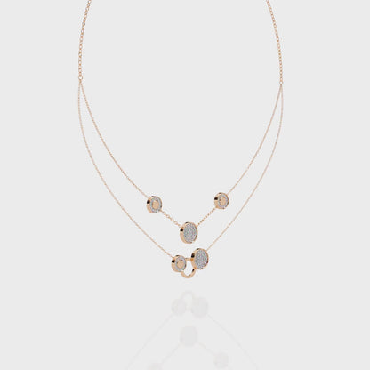 Lira Round Diamond Necklace