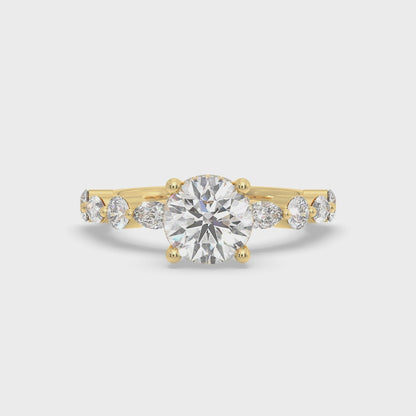 Florence Plus Round Diamond Ring