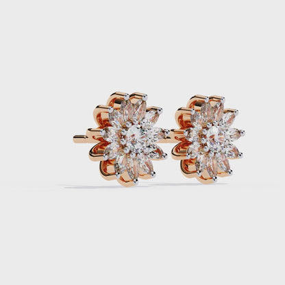 Ethereal Radiance Diamond Earrings