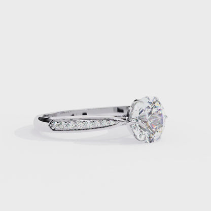 Nobleza Round Diamond Ring