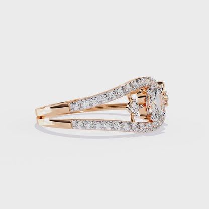 Heavenly Vine Diamond Ring