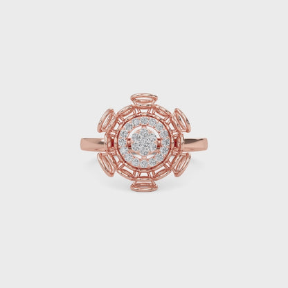 Saturn Diamond Ring