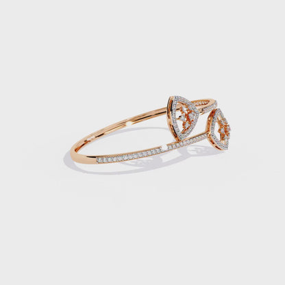 Celestia Curve Diamond Bracelet