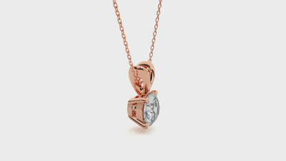 Stellar Round Diamond Pendant (Chain Sold Separately)