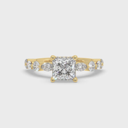 Florence Plus Princess Diamond Ring